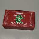 Mini Chinese Mahjong Set - Complete Mahjong Tile Set with 144 Tiles & Travel Case, Portable Mahjong Travel Set for Outdoor Fun - Perfect Mahjong Game Gift for Beginners & Enthusiasts