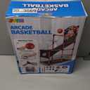 JOYIN Red Arcade Basketball Game Set, Indoor Basketball Hoop for Kids 3 to 12 Years Old, Easy Set Up Sports Toy with 4 Balls, Gifts for Boys and Girls