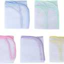 3Pcs Blue Protective Ironing Scorch-Saving Mesh Pressing Pad Mesh Cloth, No Melt Pressing Cloth for Easy Ironing and Protection,50x35 Deft Processed Ironing Board CoversIrons and Steamers