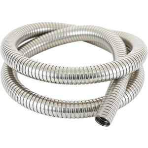 Long Exhaust Flex Pipe, Stainless Steel Flexible Exhaust Tube for Generator, Heater, and Automotive Repair, Heavy Duty Corrosion Resistant Corrugated Pipe(1.25" ID x 72")