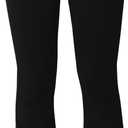 ZAFUL Women's Cut Out High Elastic Waist Long Pants Flare Leg Solid Wide Leg Trousers