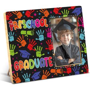 2 x JioJio Chan Kindergarten Graduation Picture Frame - Pre K Kindergarten My First Graduation Gift for kids, for 4"x6" Photo