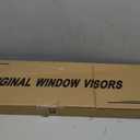 Window Visors Rain Guards fits 2022-2026 Jeep Grand Cherokee 2-Row, Out-Channel Window Wind Deflectors Vent Shades Accessories, Dark Smoke 4 Pcs, 2023 2024 2025