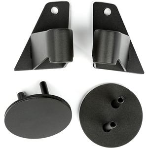 Rugged Ridge Mirror Relocation Brackets for Jeep Wrangler JK | Textured Black | 11025.07 | Fits 2007-2018 Jeep Wrangler JK