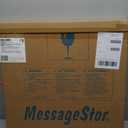 ECR4KIDS MessageStor Magnetic Dry-Erase Glass Board with Magnets, 17.5in x 17.5in, Wall-Mounted Whiteboard, Botanical, 2-Pack