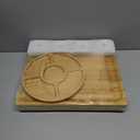 Dynamic Gear Charcuterie Board with Pull Out Drawers - Expandable Bamboo Cheese Board Set with Utensils, Bowls, Serving Trays, Utensil Drawer, and Appetizer Tray - Chic Charcuterie Boards with Drawers