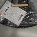 32" Round Fire Pit Lid Fits for Bonfire Pits up to 30", Metal Cover with Handle, All-Weather Resistance Outdoor Firepit Accessory, Smokeless Fire Pit Cover for Fire Tables