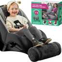 SWANOO Car Seat Foot Rest for Kids | Car Seat Accessories | (Black)