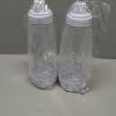 2 Pack Pancake Batter Dispenser with BlenderBall and Wire Whisk, 33 Oz Silicone Squeeze Pancake Mix Dispenser, Kitchen Pancake Batter Dispenser Bottle for Waffle Cupcakes Muffins Crepes Qatayef