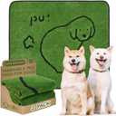 Qeils Reusable Puppy Pads, Washable Pee Pads for Dogs 2 Pack Durable Absorbent Leakproof Dog Training Pads for Home or Travel, Non-Slip Wee Wee Pads Potty Pads 36"x41"
