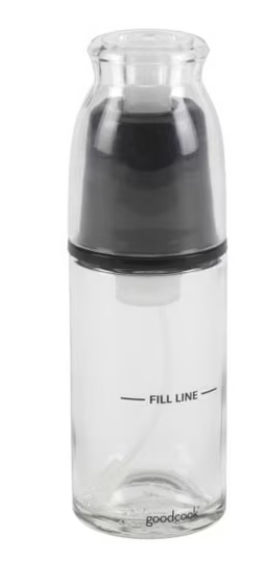 GoodCook Touch Oil Sprayer Mister with Glass Bottle for Cooking, Refillable 1/2 Cup, 2 Packs