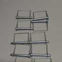 10 Pack Trailer Coupler Pin 3/8x3-5/32in Towing Hitch Pin Heavy Duty Wire Lock Pin Secure PTO Shaft Locking Pin for Trailers, RVs, Boats, Farm Equipment