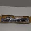 Small Curtain Rods for Windows 30" to 45" 5/8 Inch Standard Decorative Black Curtain Rod with Brackets Easy to Install for Bedroom Living room Kitchen (30",45")