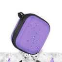 Earbud Case Compatible with Beats Powerbeats Pro 2 Wireless Bluetooth Earbuds, Portable Travel Hard Shell Earphone Case - with Clip (Purple)