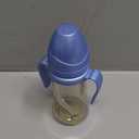 GROSMIMI Spill Proof no Spill Magic Sippy Cup with Straw with Handle for Baby and Toddlers, Customizable, PPSU, BPA Free 10 oz (Sky blue)