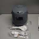 Yum Asia Panda Mini Rice Cooker With Ninja Ceramic Bowl and Advanced Fuzzy Logic (3.5 cup, 0.63 litre) 4 Rice Cooking Functions, 4 Multicooker functions, Digital LED display - 120V (Cobalt Grey)