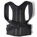 3-in-1 Posture Corrector for Men & Women | Adjustable Back Brace with Lumbar & Upper Back Support | Spine Alignment, Shoulder Straightener & Pain Relief | Breathable Full Back Support Brace (Black)