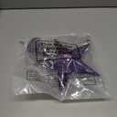 Blulu 10 Inches Purple Christmas Star Tree Topper Xmas Tree Topper Glitter Tree-top Star for Christmas Decorations