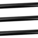 ABOOFAN Adjustable Black Wrap Around Curtain Rods 3-pack Room Divider Indoor Non-slip