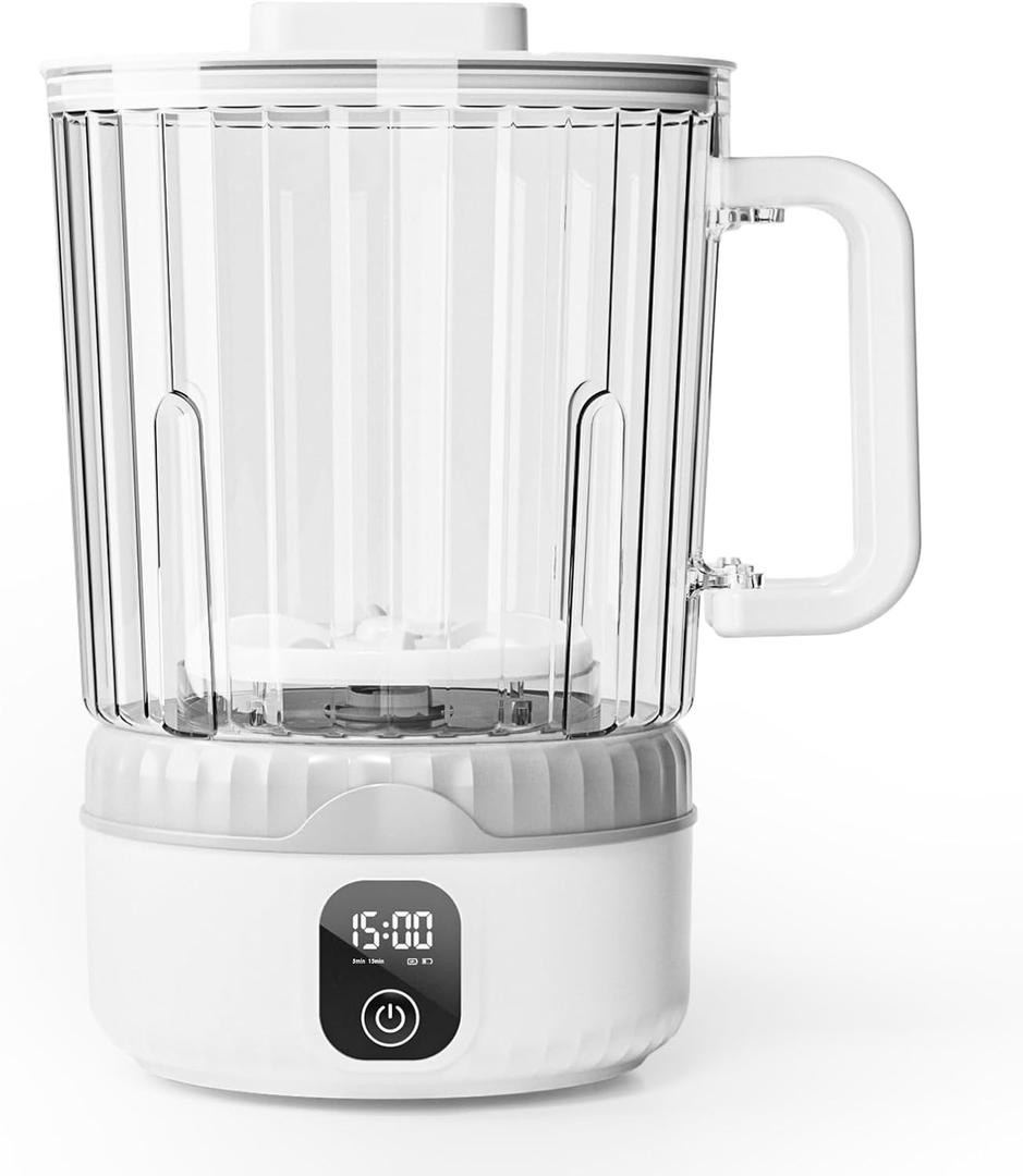 Underwear Washing Machine, Upgrade 2.5L Mini Portable Washing Machine, Mini Washer Deep Cleans Small Clothes for Apartment, Dorm, RV, Travel & Hotel Use (White)