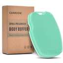 Canroom Silicone Body Scrubber - Anti Zinc Infused-Highly Elastic Bristles Exfoliating Body Scrubber for Shower Body,Cellulite Reduction,Blood Circulation - Green