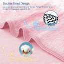 CHOSHOME Cooling Blanket for Hot Sleepers Lightweight Summer Cold Thin Blankets for Sleeping, Hot Flashes Night Sweats, Soft Blanket for Bed, Queen Size, Pink