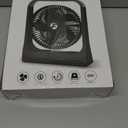 8-inch USB Portable Fan - 20800mAh Rechargeable Battery Operated Fan (80Hrs work time) - Personal Desk Fans - Battery Powered Fans use for Bedroom, Desktop, Table, Office, Camping, and Outdoor