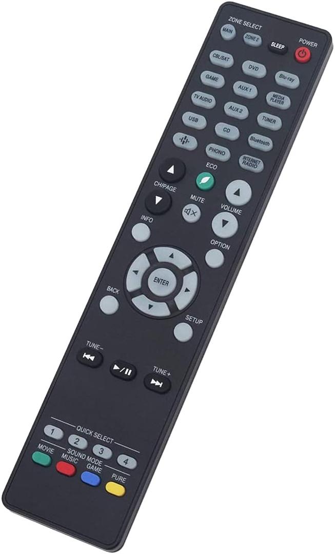 Replacement Remote Control for Denon Ultra Home Theater AV Receiver RC-1239 AVR-S760H AVR-X3800H AVR-X4700H AVR-X4800H AVR-S960H RC-1228 AVR-X8500H RC-1253 AVR-X2800H AVR-S970H AVR-X2700H AVR-X3700H