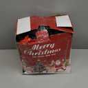 Christmas Inflatables Decorations Outdoor, 8FT Rooftop Santa Claus, Blow Up Sitting Santa with Gift Candy and Reindeer, Inflatable Yard Decor with Built-in LED Lights for Xmas Garden Lawn Party