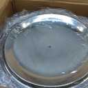 Chafing Dishes for Buffet Set 4 Pack, 5QT Round Dish Buffet Servers and Warmers High Grade Stainless Steel Food Warmers for Parties, Christmas Gatherings, Weddings, Catering, Gold & Silver