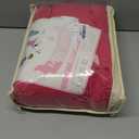 2 Pack Hot Pink Spandex Tablecloths for 8 Foot Rectangle Tables, Wrinkle Free Fitted Table Cloths Fuchsia 8ft Stretchy Table Cloth Cover with Skirt for Parties Weddings Birthday Banquet Baby Shower