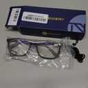 BLUEMOKY Blue Light Reading Glasses for Men，Sport Square Frame Readers, Anti Glare Computer Glasses, +2.5