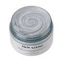 Unisex Hair Wax Color Dye Styling Cream Mud, Natural Hairstyle Pomade, Washable Temporary,Party Cosplay (Ash Matte Grey)