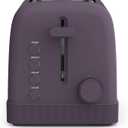 bella 2 Slice Toaster, 6 Setting Shade Control w Reheat, Cancel, Bagel & Defrost Buttons, Removable Crumb Tray, Anti Jam & Auto Shutoff, Auto Centering Guides & Cord Wrap, 900 Watt, Plum