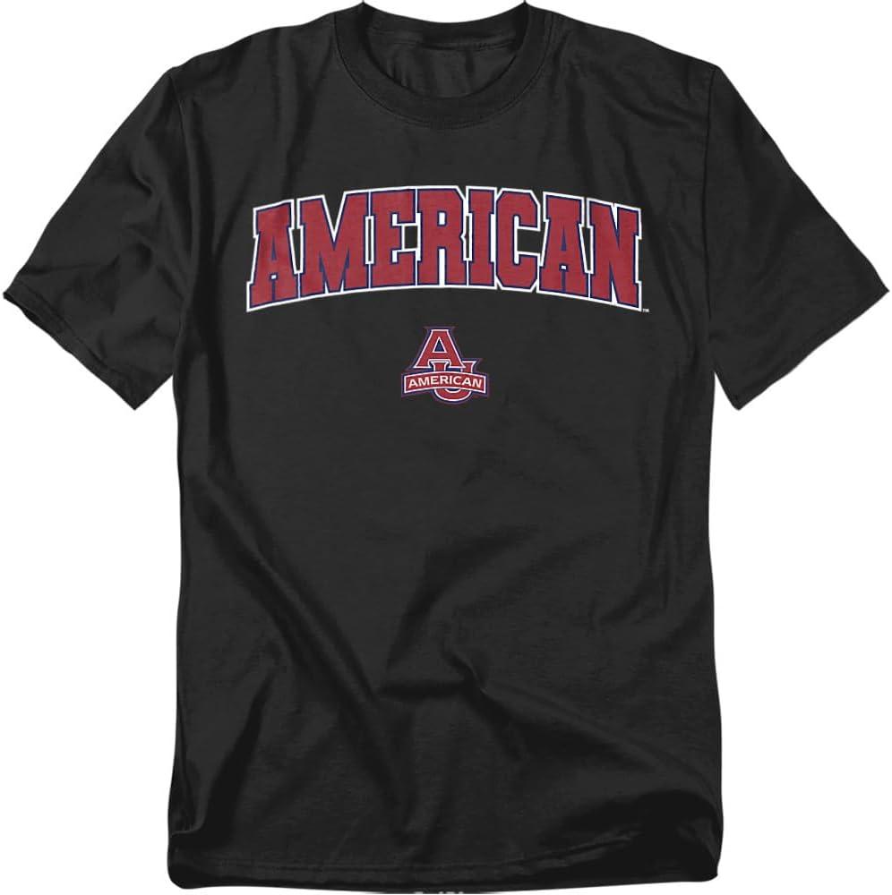 Official Collegiate Arch Logo Black Unisex Adult T Shirt Collection 1 (Medium)