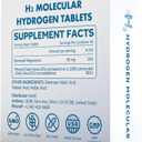 Hydrogen Water Tablets, 13ppm Molecular Hydrogen Tablet for Drinking Waterwith Magnesium, H2 Supplement Supports Energy, Fast-Dissolving, Non-GMO & Gluten Free, 36 Counts