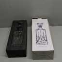 Whiskey Decanter With Glass Stopper ,25 oz Liquor Decanter For Alcohol , Wine , Scotch , Brandy or Bourbon Decanter , LeadFree Crystal Decanter