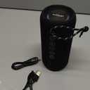 Ortizan Portable Bluetooth Speaker: IPX7 Waterproof, Wireless, Big Sound, Deep Bass, Dual Pairing, 30H Playtime, Valentines Day Gifts for Him, Birthday Gifts for Men Women, Adult White Elephant Gifts (Black)