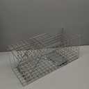 Humane Squirrel Trap Heavy Duty Live Animal Cage Trap (Not for Large Animals) (Silver)