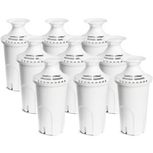 Water Filter Replacement Compatible with Brita Water Pitchers and Dispensers, by DESENRUIS for Classic 35557, OB03, Mavea 107007, Reduce Chlorine and Bad Taste, BPA free, Pack of 9