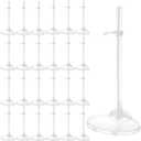 Nicunom 40 Pcs Doll Stand Display Holder, Transparent Stand Support for Dolls and Action Figures, Adjustable Doll Holder Mini Doll Display Stand for 11" to 13" Dolls Accessories