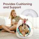 Supet Raised Inflatable Dog Cone After Surgery - Adjustable Recovery Donut Collar with Removable Shield to Stop Licking Wounds & Protect Stitches - Soft Dog Cone Alternative for Large Dogs (Brown,XL) (Orange)