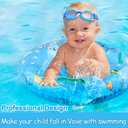 Baby Pool Float, Baby Swimming Float Ring Inflatable with Safety Seat for 6-36 Months Toddler Kids, Baby Floaties for Infants Bath or Swim Training Aid (Blue)