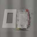 BESTTEN Dimmer Light Switch, 3 Way or Single Pole LED Slide Dimmer Switch, Compatible with LED Dimmable Lamp, CFL, Incandescent, Halogen Bulb, Screwless Wallplate Included, White