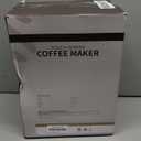 SHARDOR 10-Cup Programmable Coffee Maker, Regular & Strong Brew Drip Coffee Machine for Home and Office, Auto Shut Off, Permanent Filter, Silver