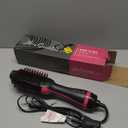 Hair Sensation Pro Blow Dryer Brush, 4 in 1 Styling Tools with ION Generator and Ceramic Coating for Fast Drying Hair Types, Pink