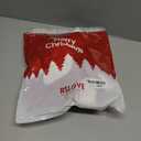 RSLOVE Women Christmas Lingerie Set 3 Piece Sexy Santa Babydoll Red Chemise with Belt and Cuffs (Large)