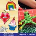 Made By Me Ultimate Bead Pets by Horizon Group USA, Bead Pets Crafts for Kids, Includes Over 1400 Beads, Cording, Keychains & Carabiner Clips, Design Templates, Storage Cases & More