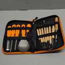 Halloween Pumpkin Carving Tools Kit, Halloween Jack-O-Lanterns 11 Piece Professional pumpkin cutting supplies tools Kit stainless steel lengthening and thickening with Handbag