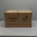 Knee Scooter, 300lbs Capacity, 13" Big PU Seat, Disc Brake Knee Walker, All Terrain Foldable Knee Scooter Walker with Bag for Foot Injuries Compact Crutches Alternative (Burgundy) (Red)